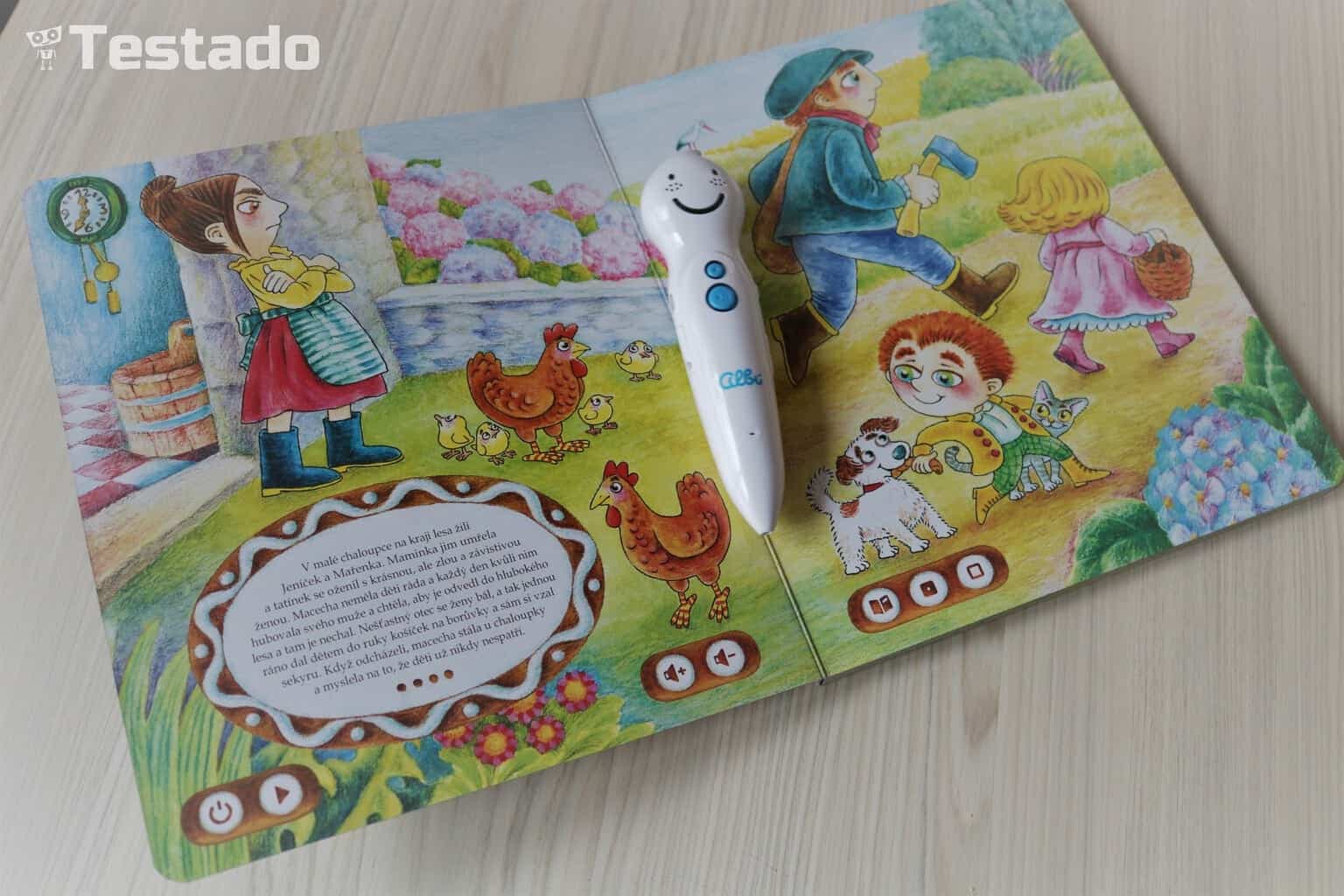 Albi Elektronická tužka s knihou Perníková chaloupka