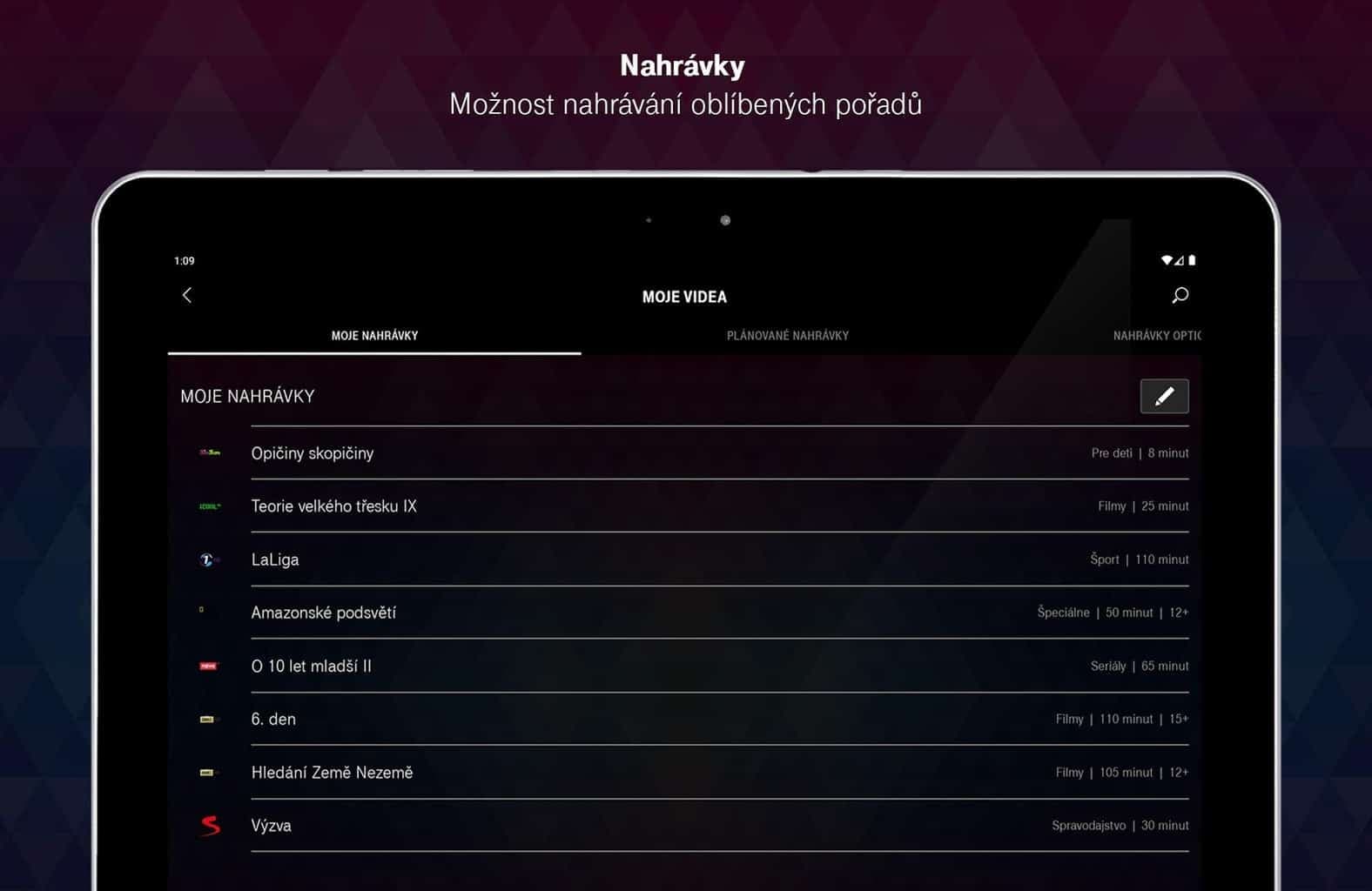 internetová televize T-Mobile TV Go