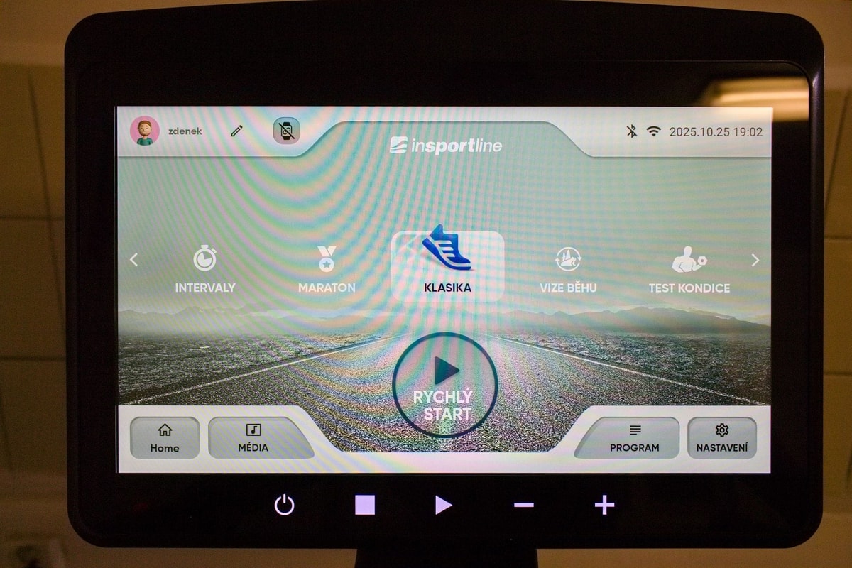 tréninkové programy inSPORTline ZenRun 120, recenze Testdado