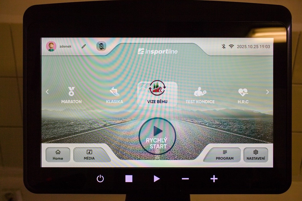 tréninkové programy inSPORTline ZenRun 120, recenze Testdado