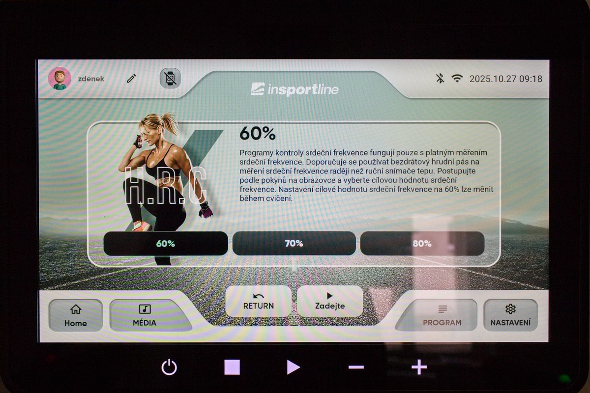 program tréninku inSPORTline ZenRun 120, Testado recenze
