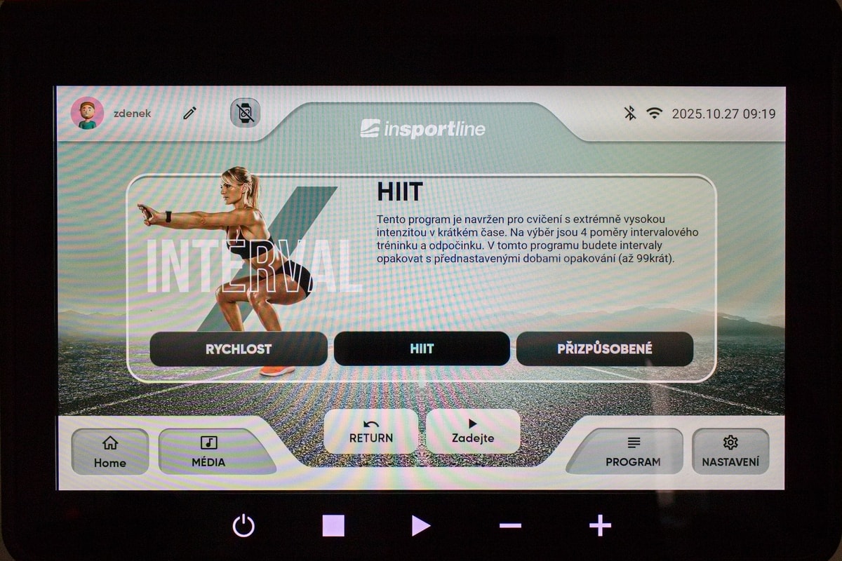 program tréninku inSPORTline ZenRun 120, Testado recenze