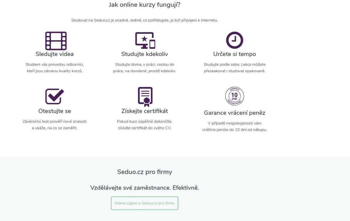 Seduo zkušenosti