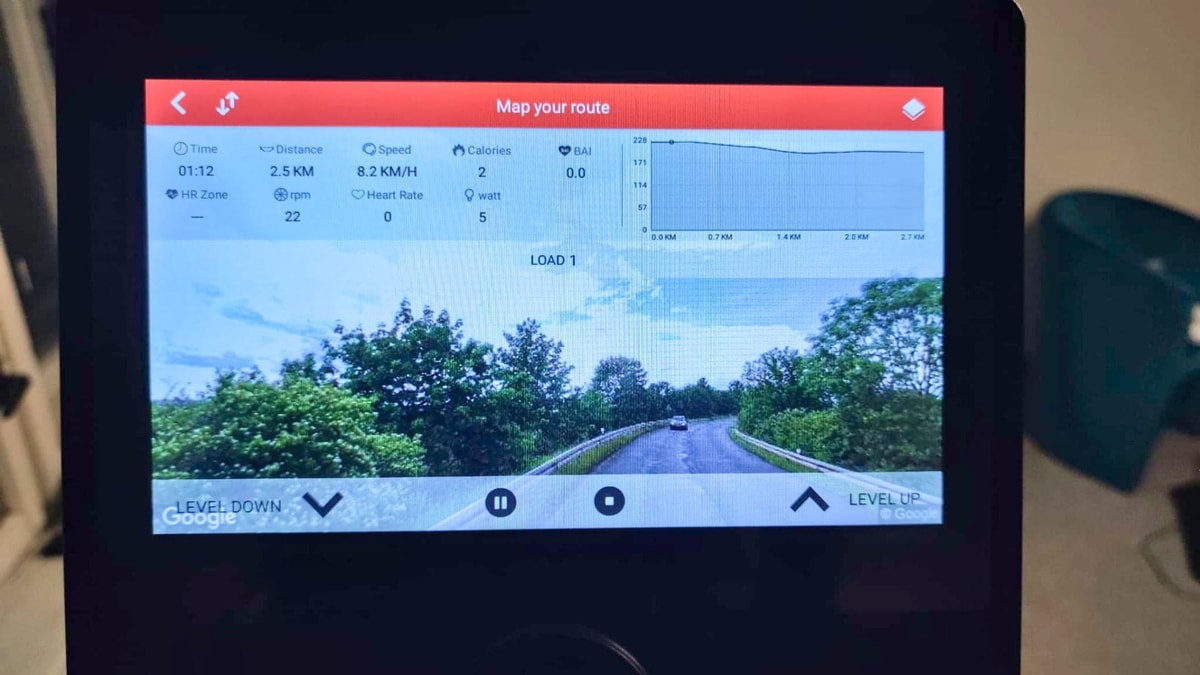displej, eliptický trenažér inSPORTline ZenStride 1200, Testado recenze
