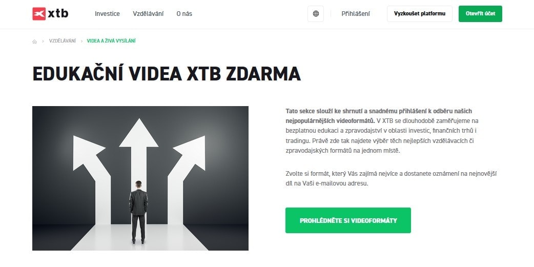 XTB Edukační videa