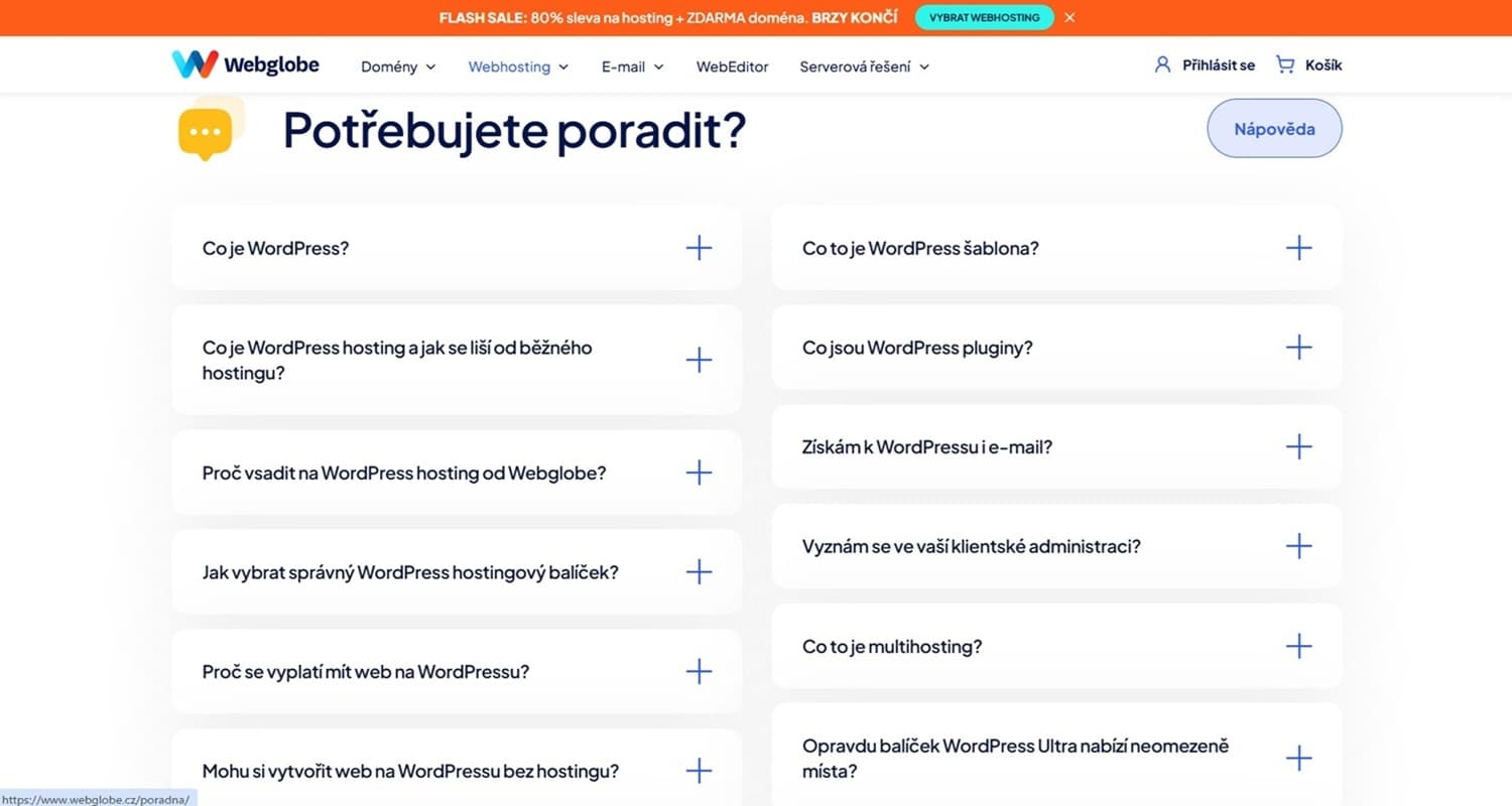 Recenze Webhosting Webglobe WordPress05