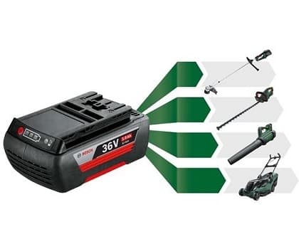 Bosch AdvancedGrassCut 36 36V - recenze baterie