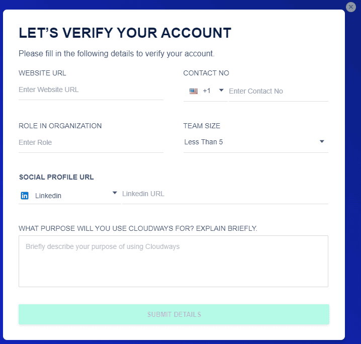cloudways registeace