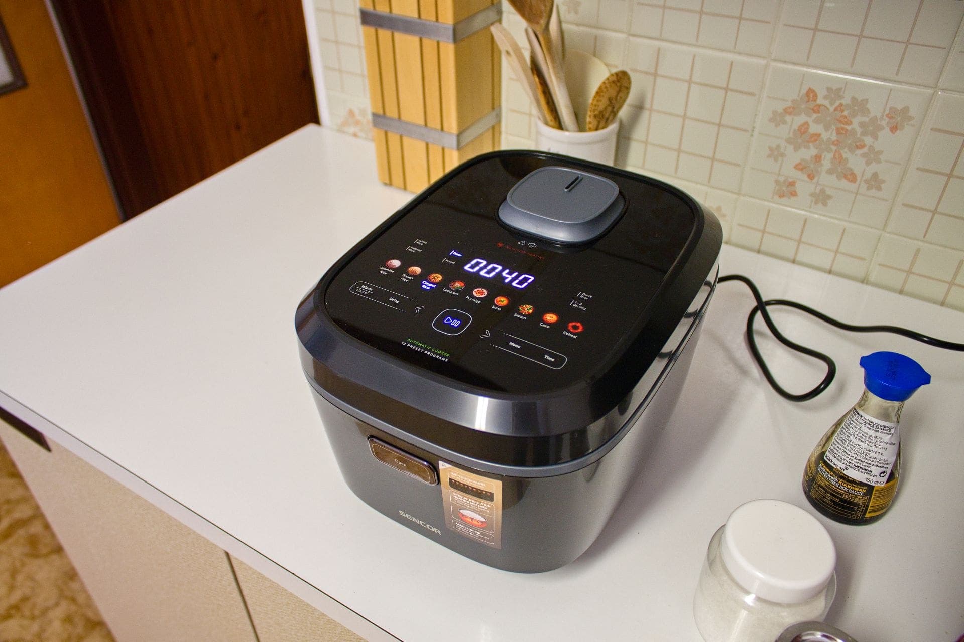rýžovar s indukčním ohřevem, SENCOR SRM 3900BK, Testado recenze