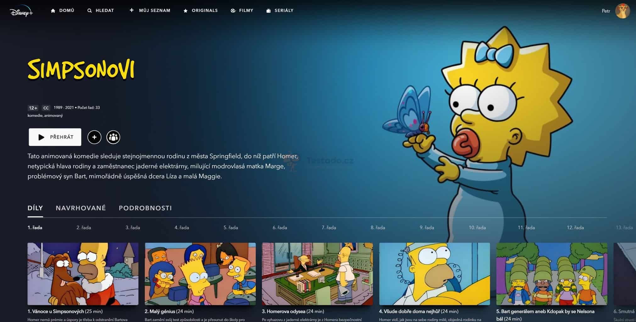 Je Disney+ v češtině?