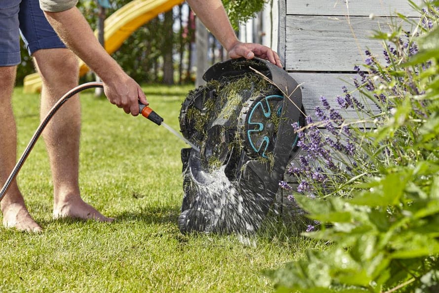 údržba a odolnost robotické sekačky Gardena Sileno city 400