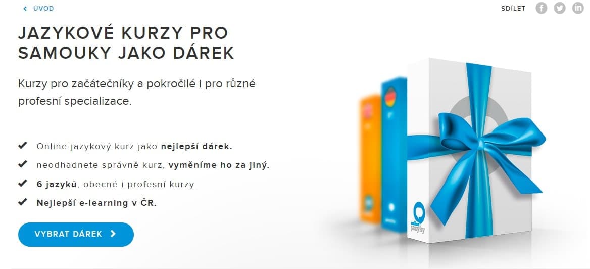 Jazykové kurzy Online jazyky jako dárek recenze testado