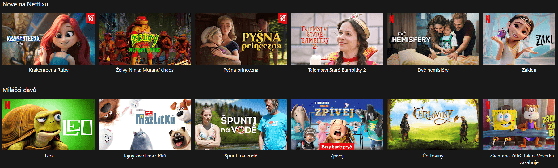 netflix dětské pořady
