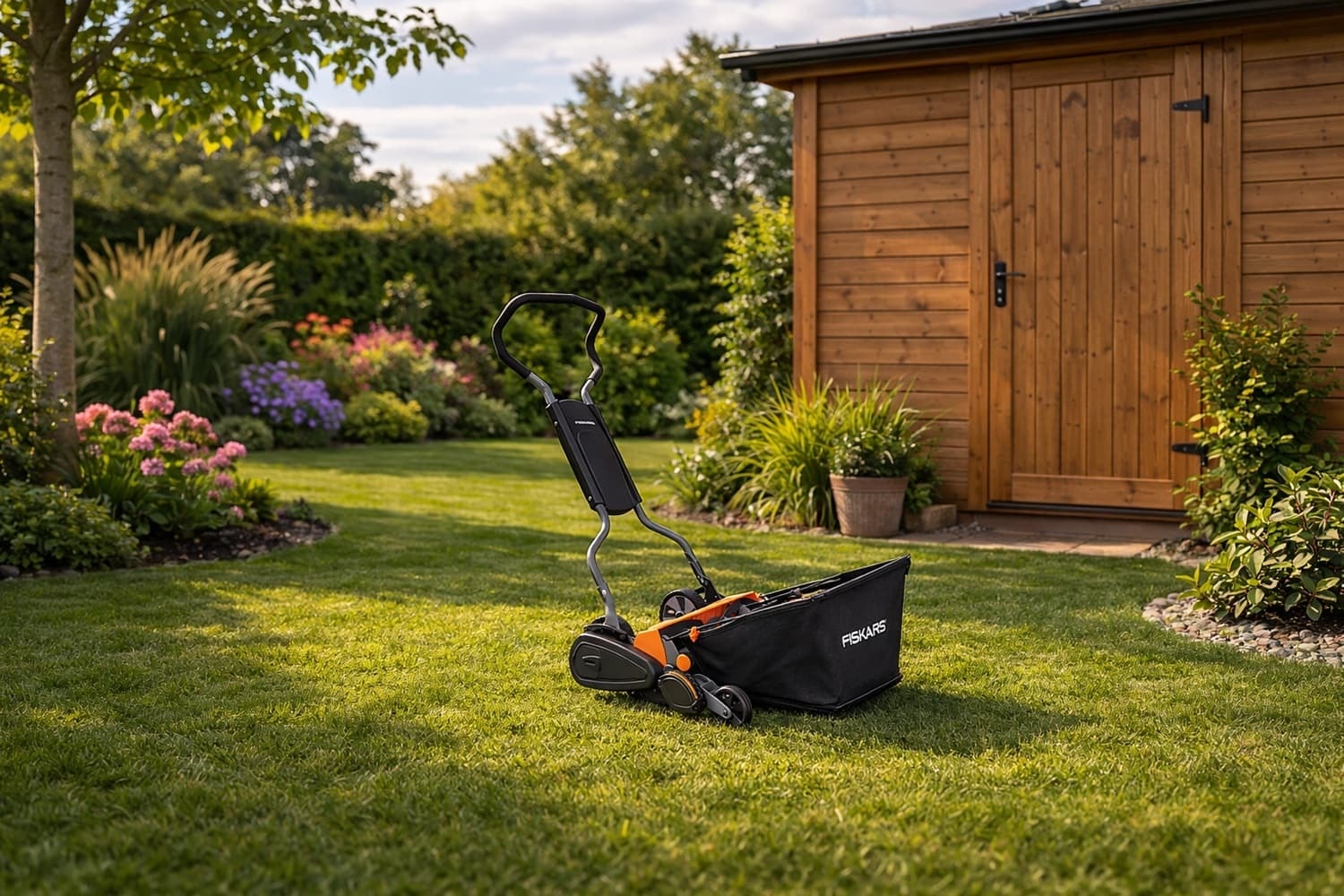 Recenze vřetenové sekačky Fiskars Momentum 1001658 - úvodní obrázek