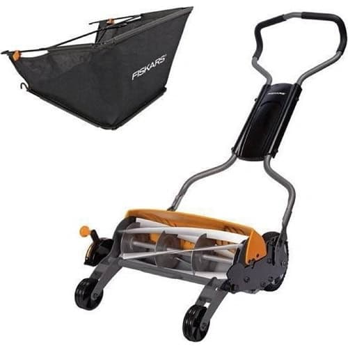 Recenze vřetenové sekačky Fiskars Momentum 1001658 - záběr a výbava