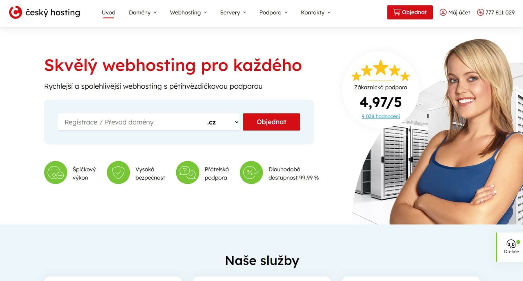 Varianty webhostingu - webhosting český hosting01