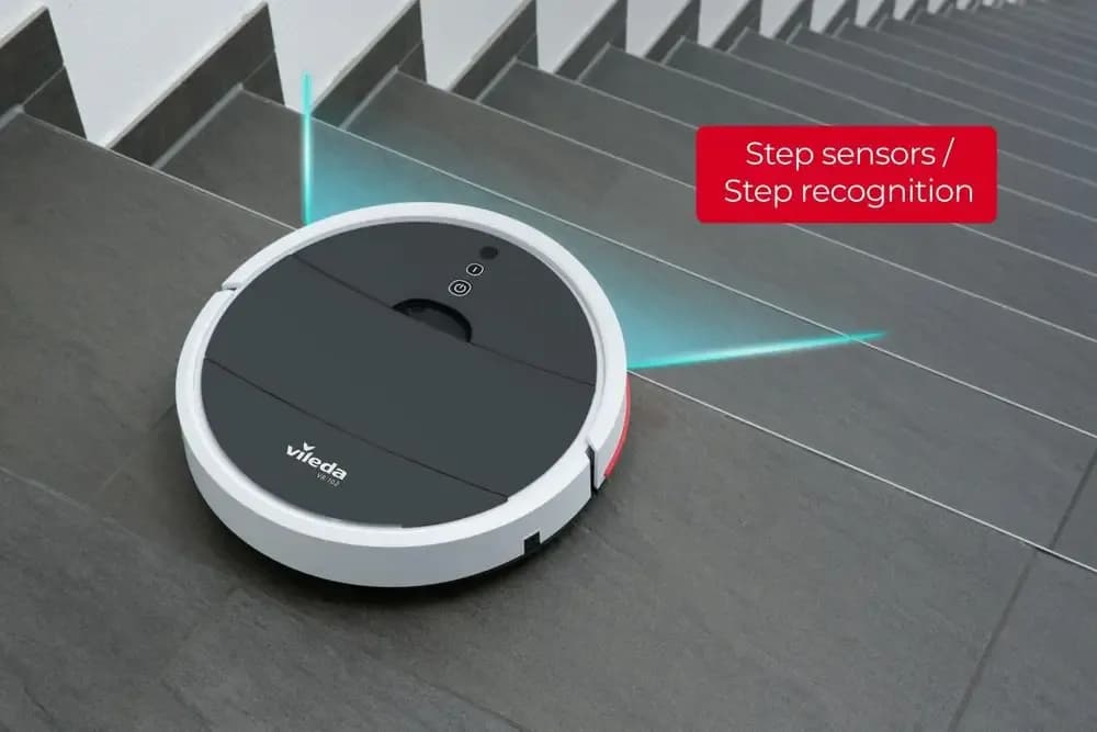 robotický vysavač - detekce schodů