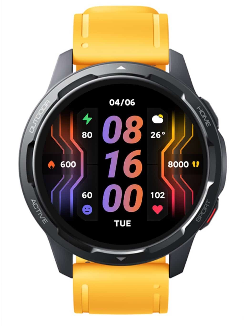 Xiaomi Watch S1 Active - kvalita displeje